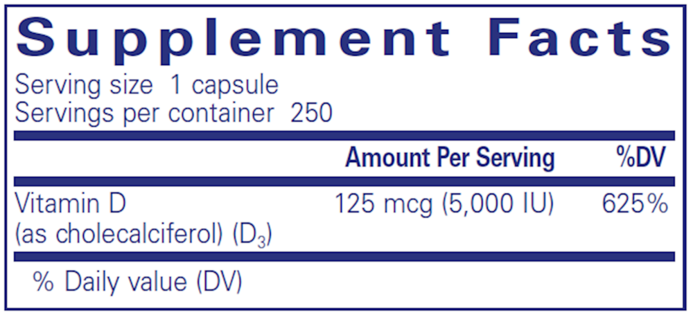 Vitamin D3 (5,000 IU)